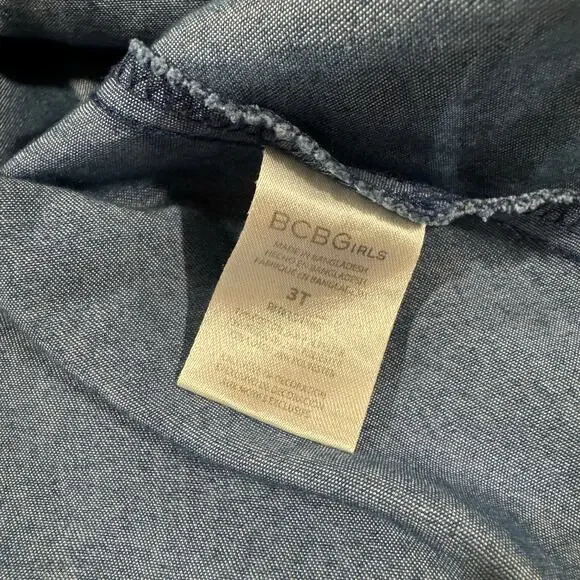 BCBG Girls Toddler Girl 3T Blue Dress - Picture 4 of 5